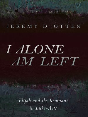 cover image of I Alone Am Left